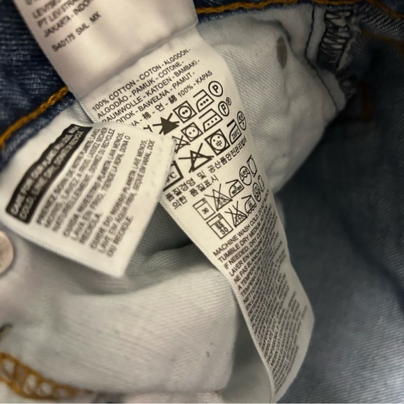 Levi’s Jeans Mens 38x30 Blue 505 Regular Fit Straight Medium Wash Denim (2013) - Picture 13 of 14